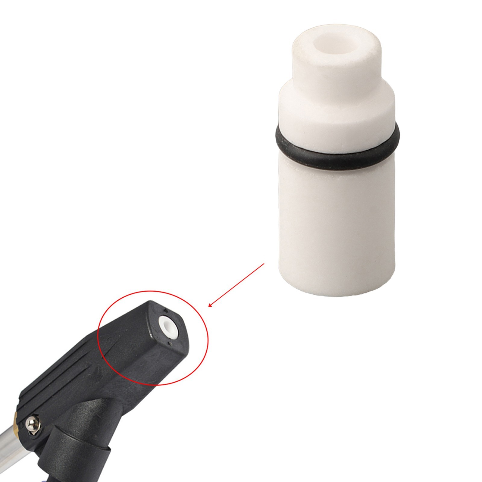 Replaceable Earthenware Nozzles for Optimal Sandblasting Results Set of 10