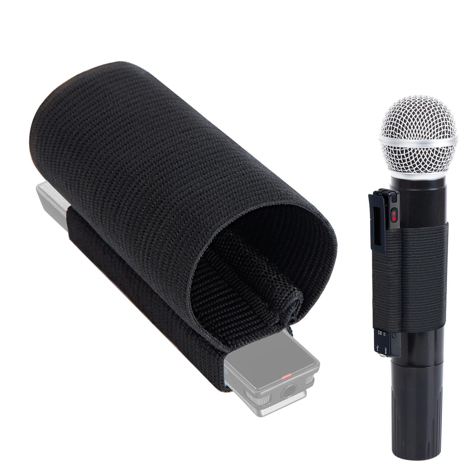 Hand Microphone Elastic Sleeve for Sony voice recorder, Elastic Sleeve Access...