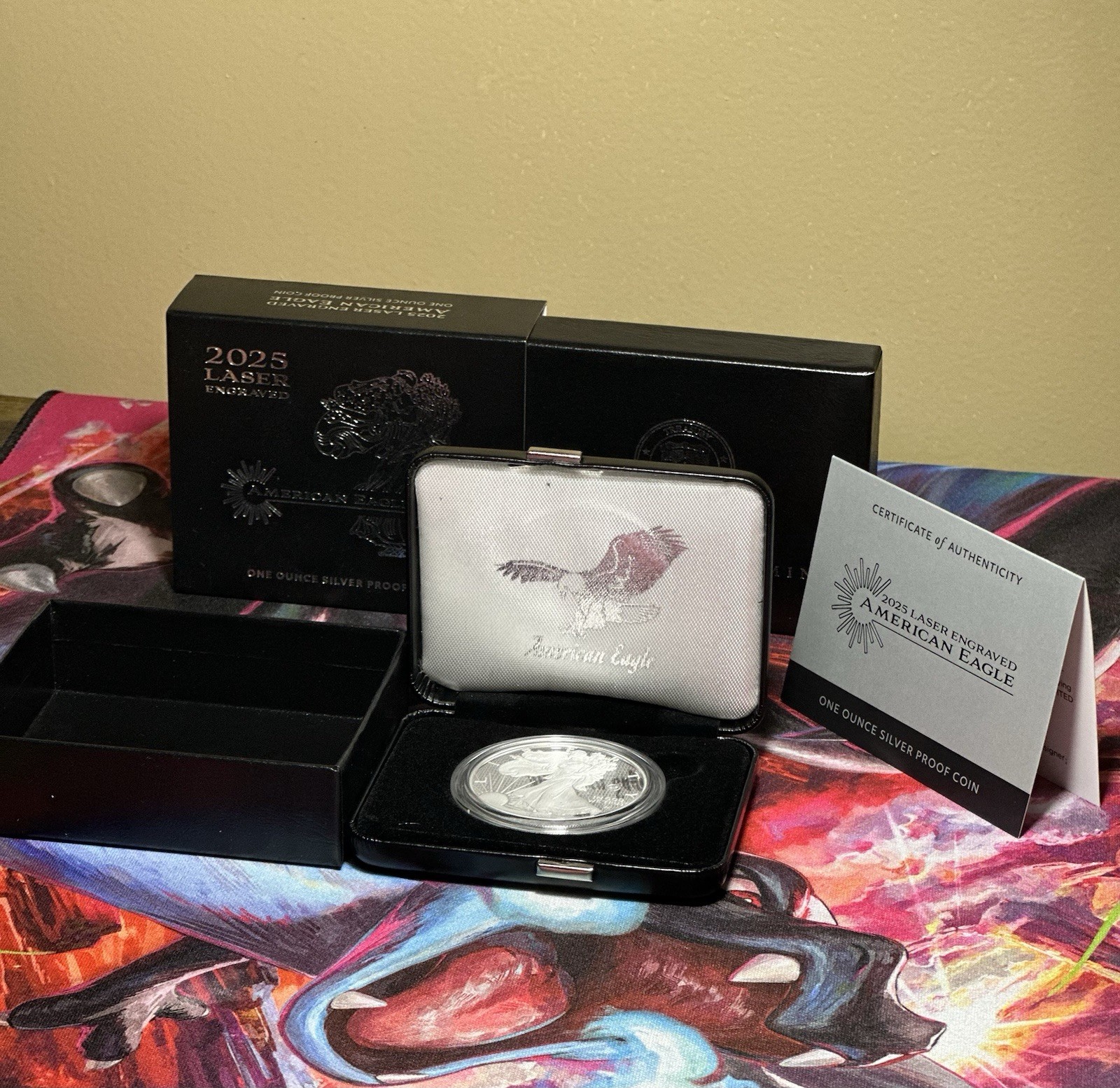 2025 Laser Engraved American Eagle One Ounce Silver Coin