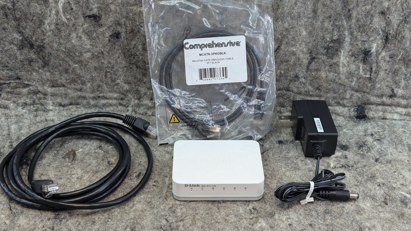 D-LINK 5 Port Gigabit Desktop Switch, White. GO-SW-5G 🔥Works🔥