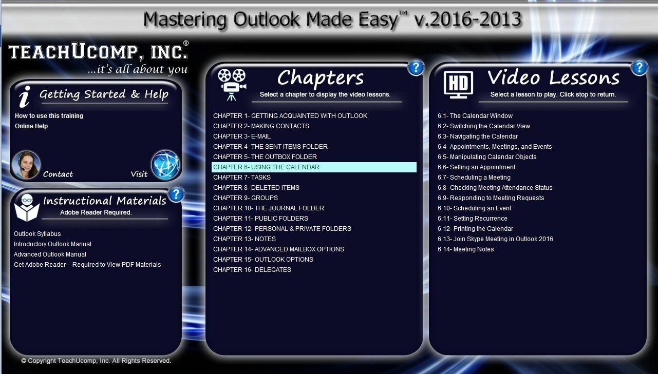 Learn Microsoft OUTLOOK 2016/2013 Training Tutorial DVD-ROM Course 99 Lessons