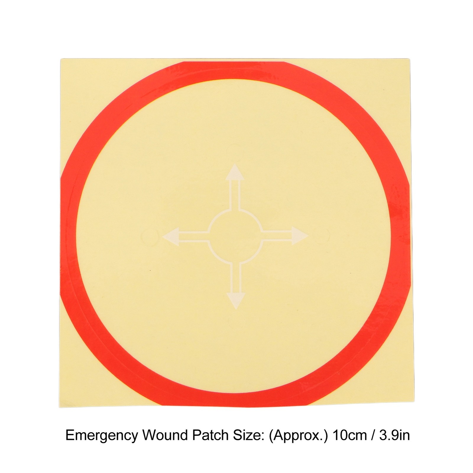 12 PCS Hemostatic Patch Transparent Super Sticky Emergency Chest Seal Patch NY
