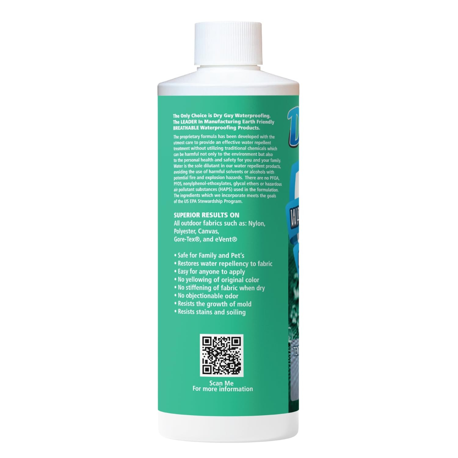Eco-Friendly Waterproofing Concentrate for Tents, Tarps, Backpacks & Fabrics