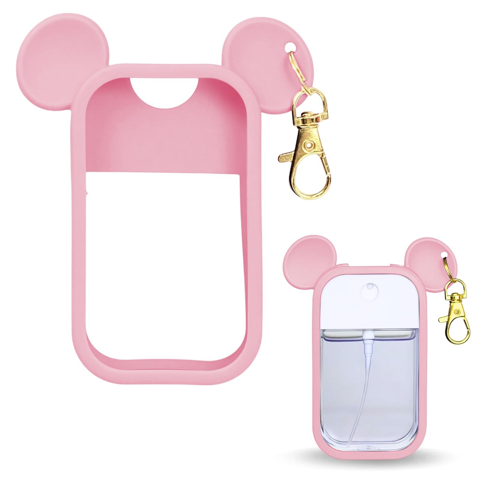 Mouse Design Silicone Case Compatible withHand Sanitizer Spray 1