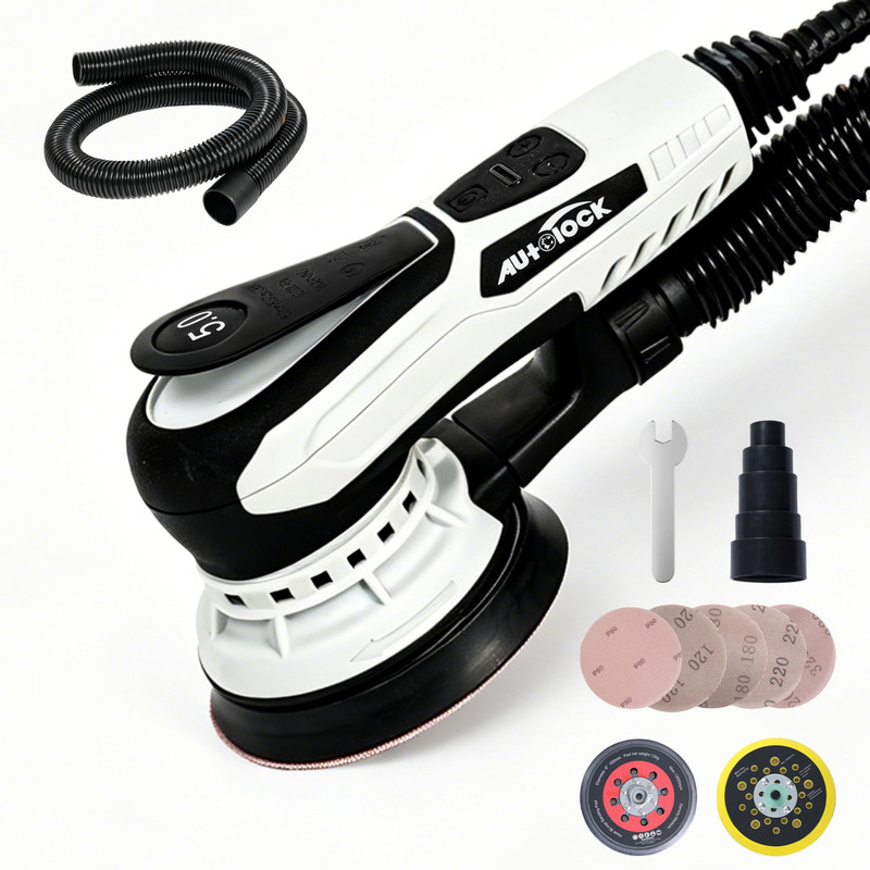 Autolock Electric Random Orbital Sander 350W Brushless Motor 5 6 Inch Pads
