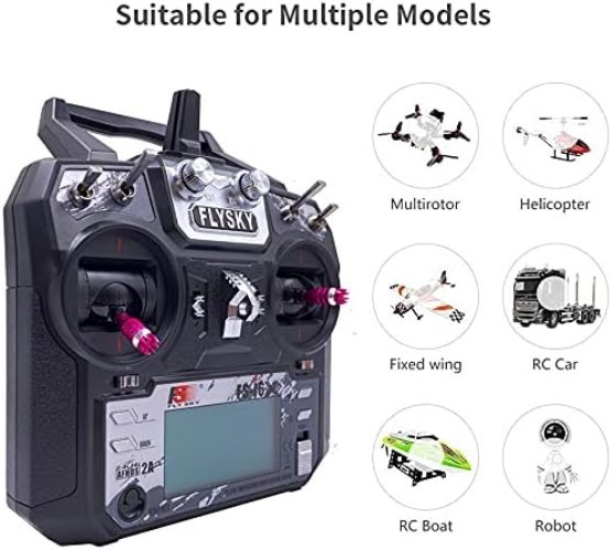 Remote Control Transmitter with 10 Channels, Receiver and Upgrade Cable Included