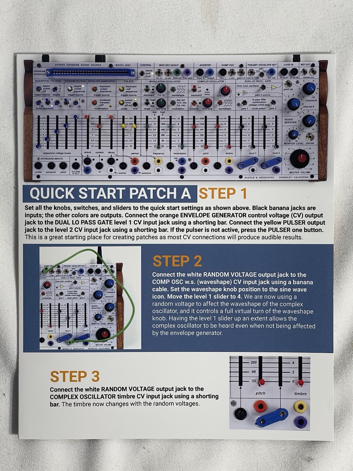 *NEW* Buchla Easel Command 208C (Unboxed, Never-Used) W/Nanuk Hardcase & Kit