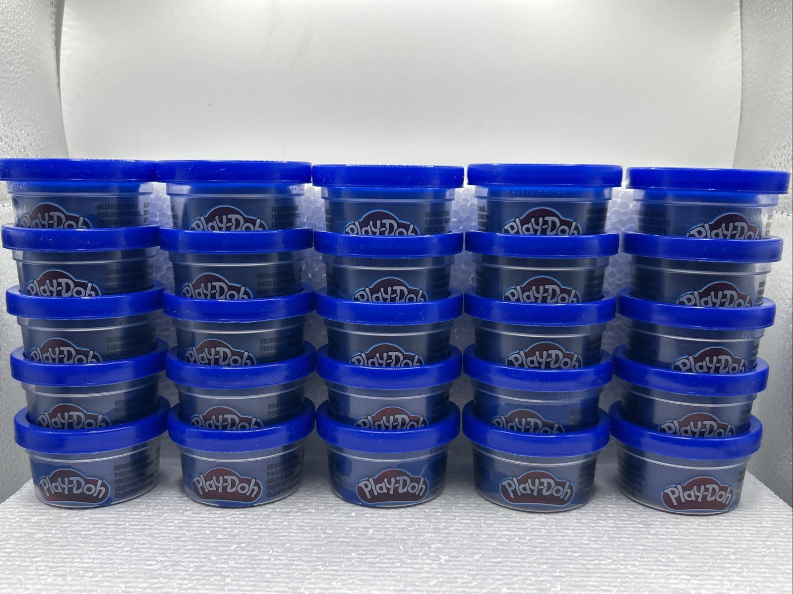 Hasbro Play-Doh (25) 1 Ounce Containers BLUE