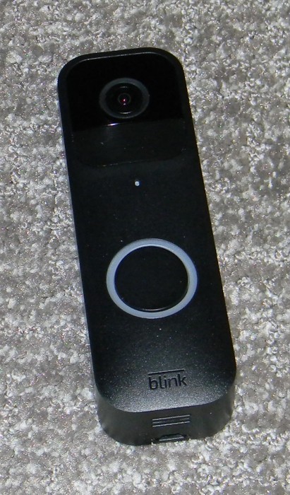 Blink Smart Wifi Video Doorbell – Wired/Battery, Black - REPLACEMENT PARTS ONLY