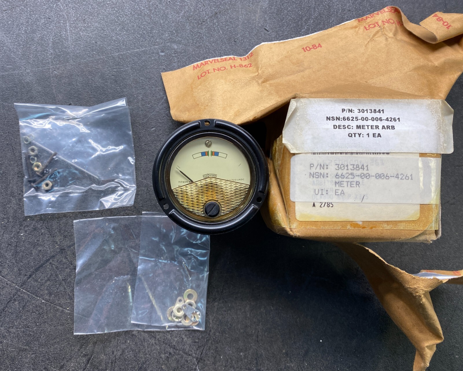 Phaostron Arbitrary Scale Meter NSN 6625-00-006-4261