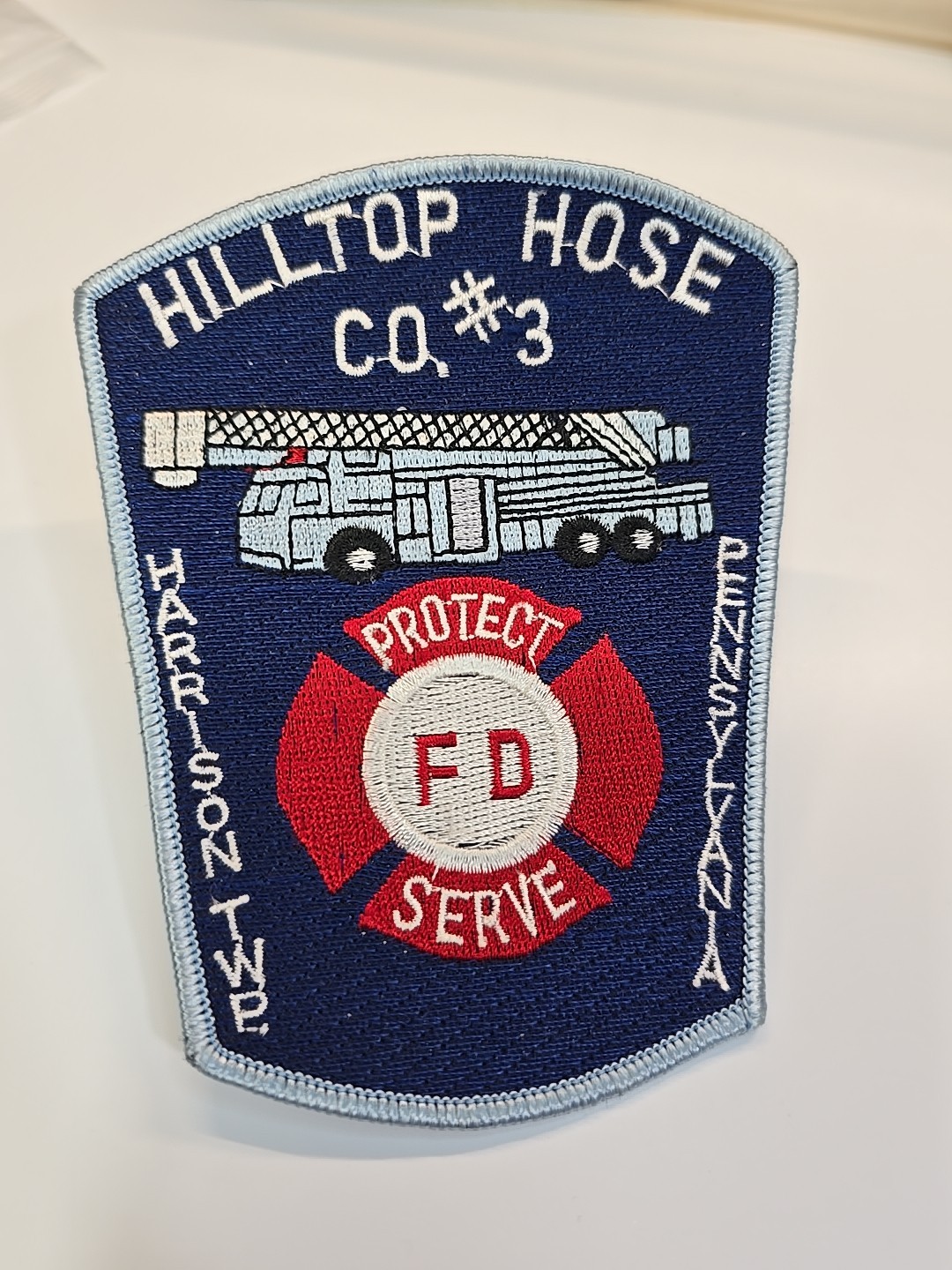 Hilltop Hose Co. #3 Fire Department Patch Harrison TWP Pennsylvania