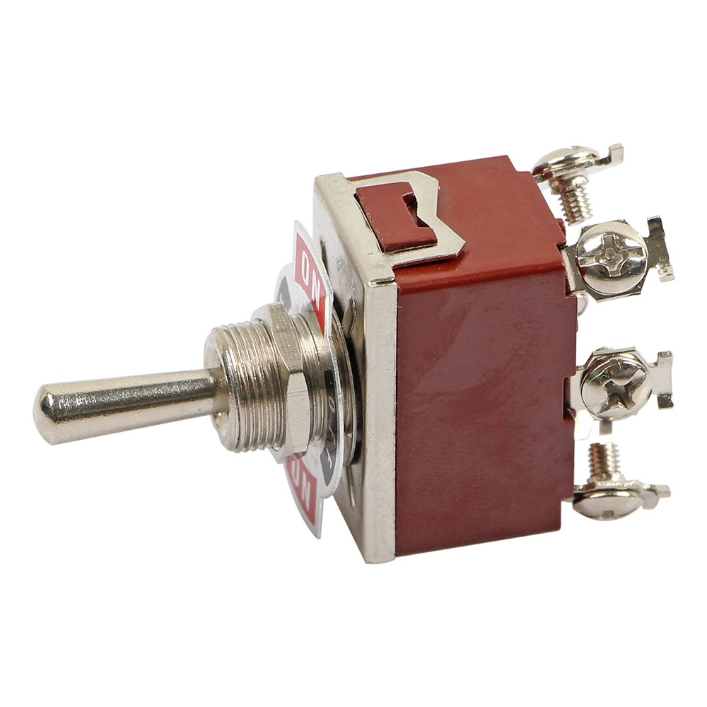 3X Heavy Duty DPDT ON/OFF/ON Toggle Switch 20A 125V/15A 250V Screw Terminals