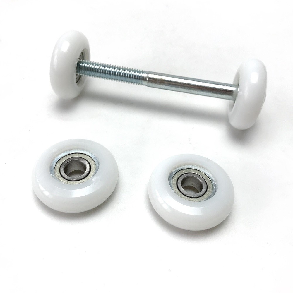 35mm Plastic Pulley for For rowing Machine Window Track with 608Z Bearing