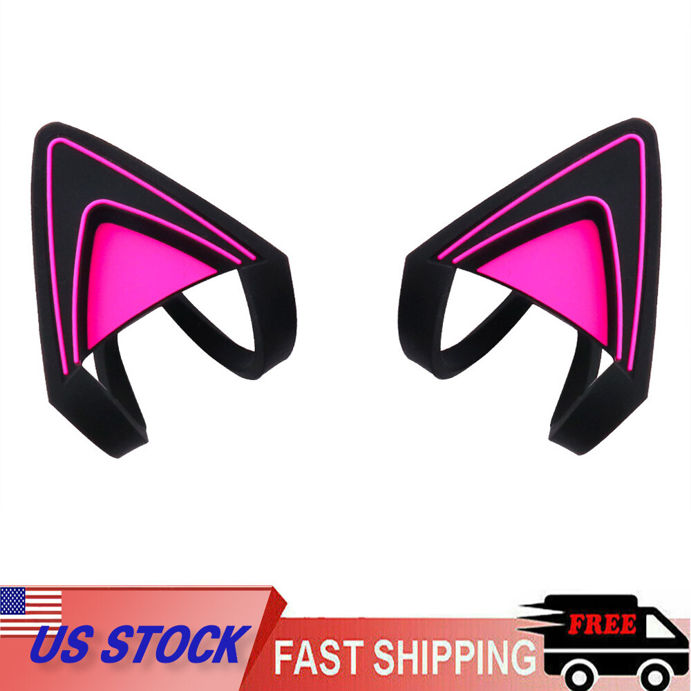 Cat Kitty Ears for Razer Kraken 2019 Kraken TE / V2 7.1 Headsets Purple