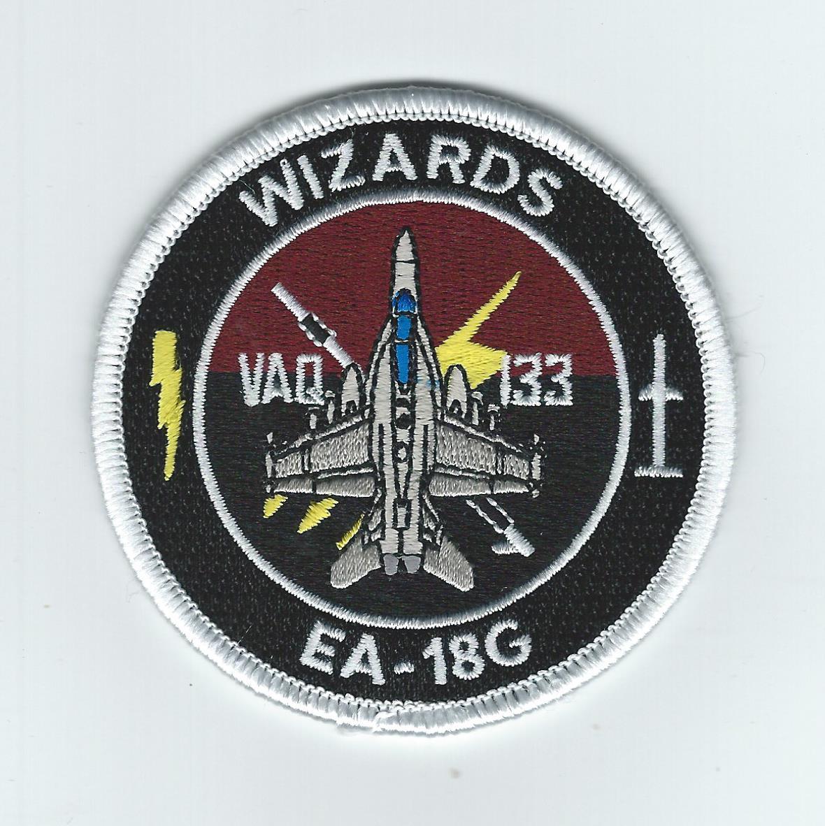 VAQ-133 "WIZARDS" EA-18G bullet patch