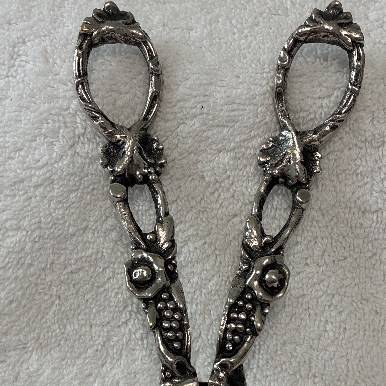 Vintage Silver plated Grape Vine Shears