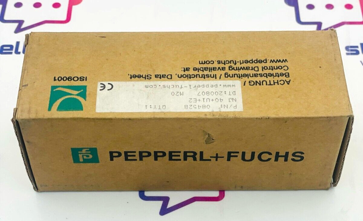 PEPPERL+FUCHS NJ40+U1+E2 Inductive Sensor 084528