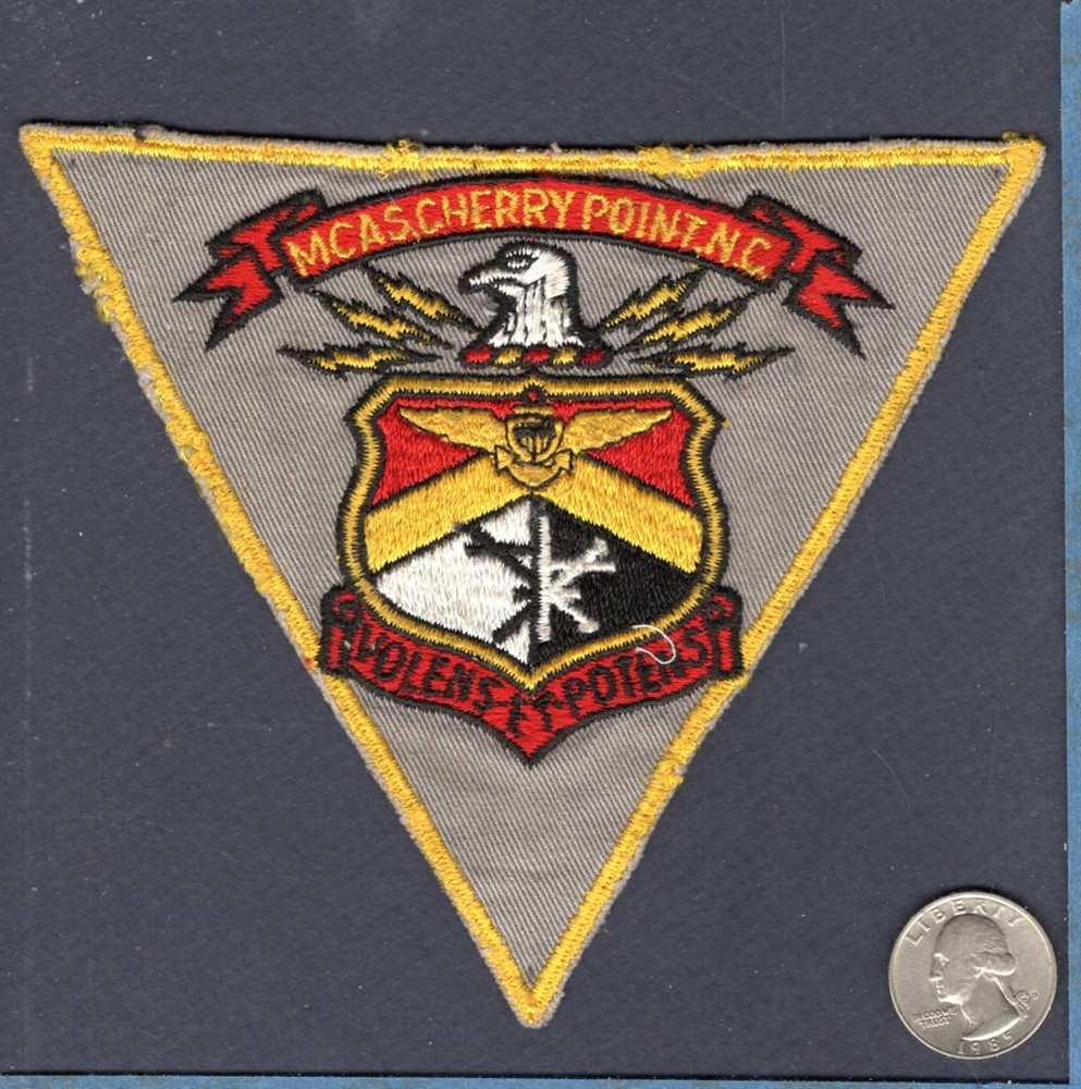Original MCAS Marine Corps Air Station CHERRY POINT USMC Base Squadron Patch