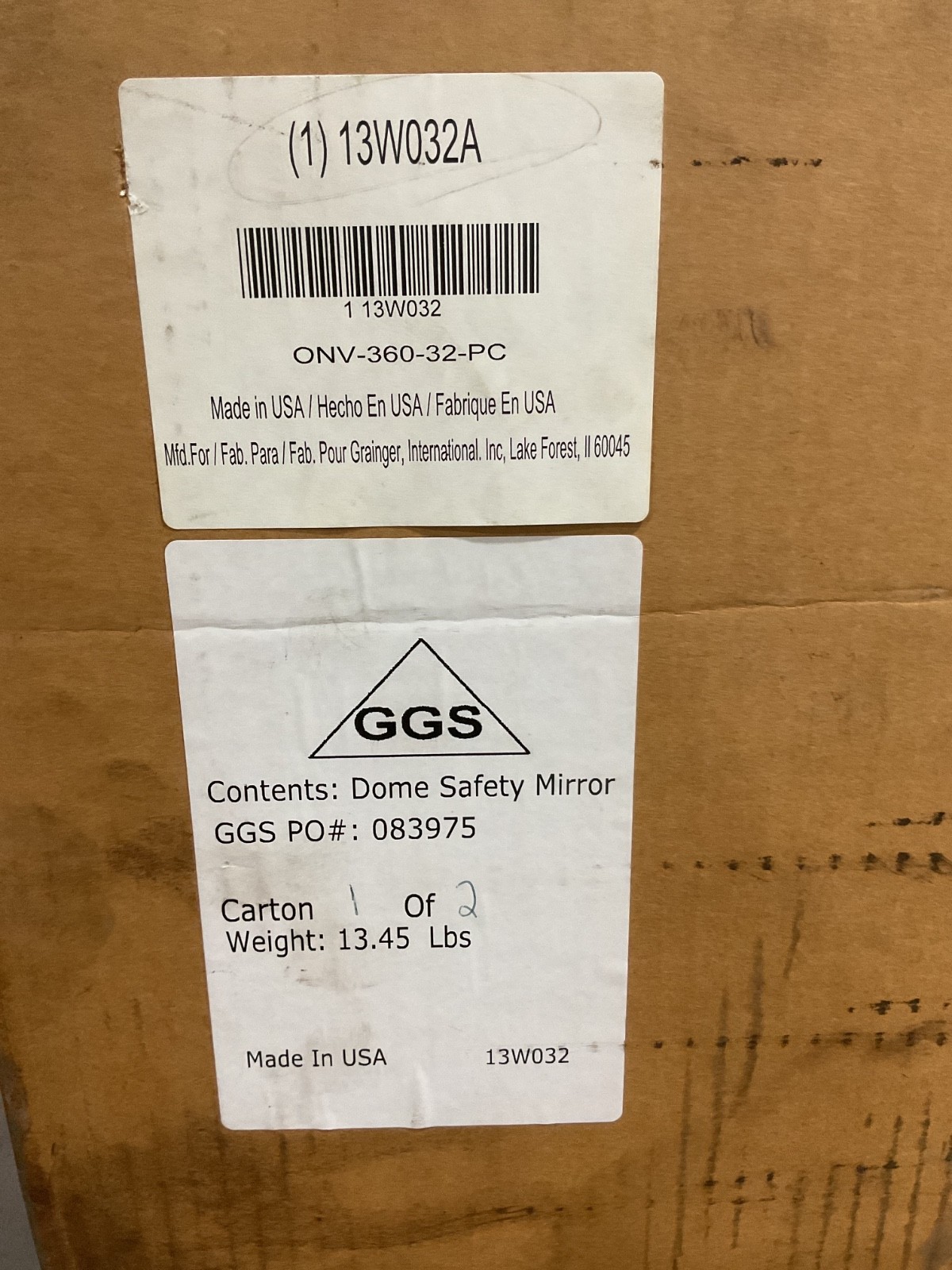 GGS 13W032A HI-VIZ DOME SAFETY MIRROR  *lot of 3* #4046FMLSIJ122