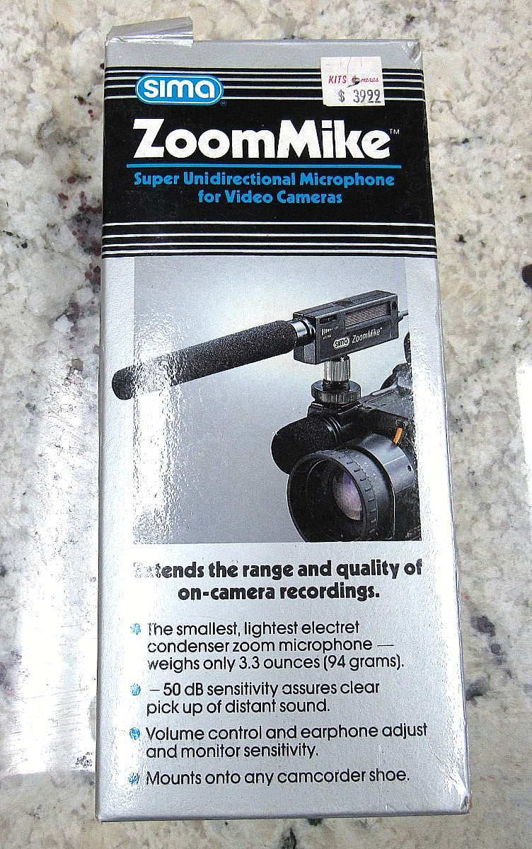 SIMA MICRO TELEMIKE UNIDIRECTIONAL ZOOM MICROPHONE GOOD CONDITION
