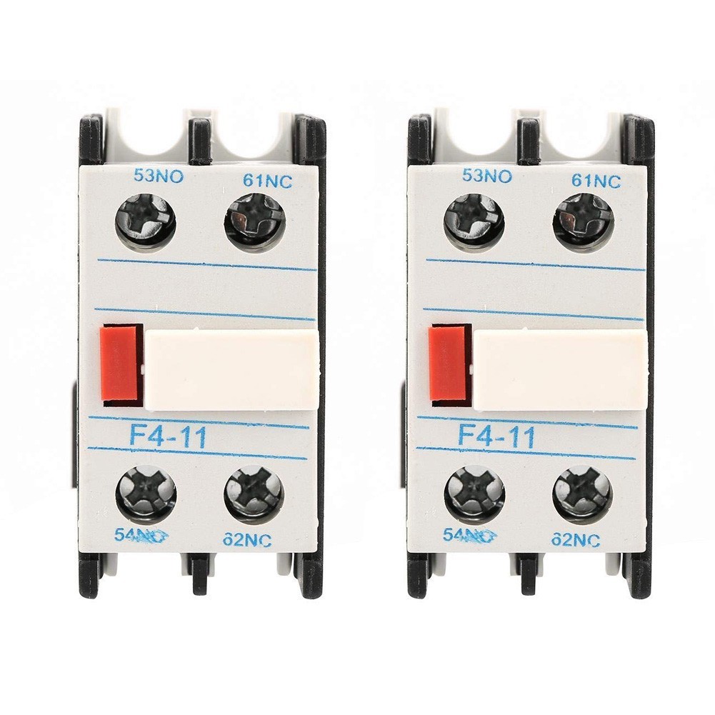 AC Contactor Auxiliary Contact 2 Pieces Accessories Block CJX2 AC Contactor