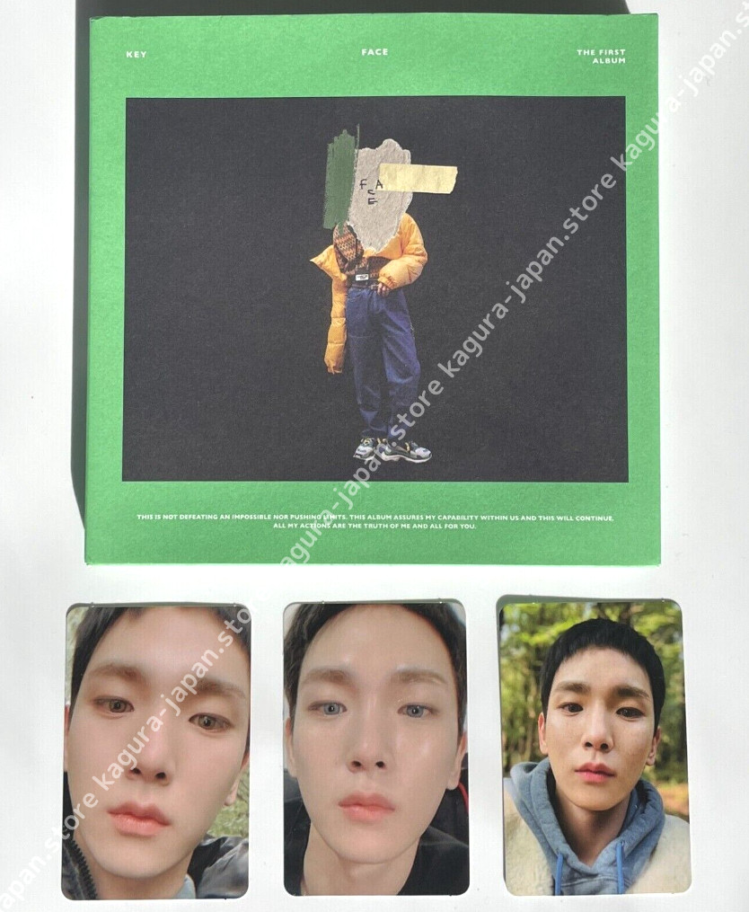 SHINee KEY FACE [Green ver.] 1st Solo Album 2018 CD + Booklet + Photocard