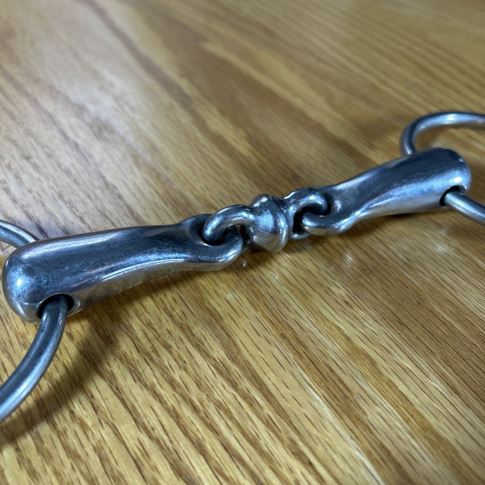 Loose Ring Snaffle Bit With Peanut 4.5" Mouthpiece Riding Bridle Bit