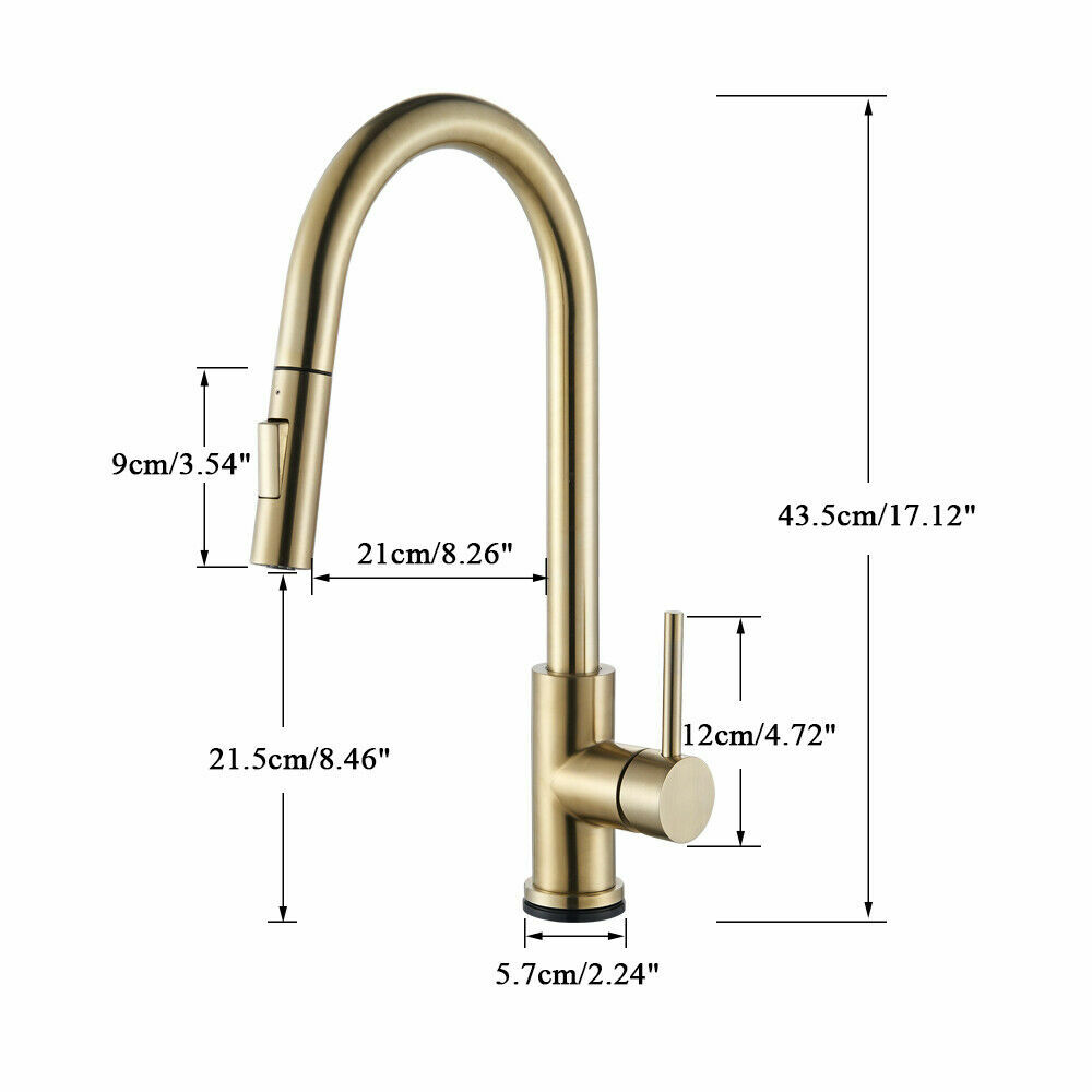 Touch on kitchen faucet with Pull Down sprayer Automatic Sensor Sink Mixer Taps