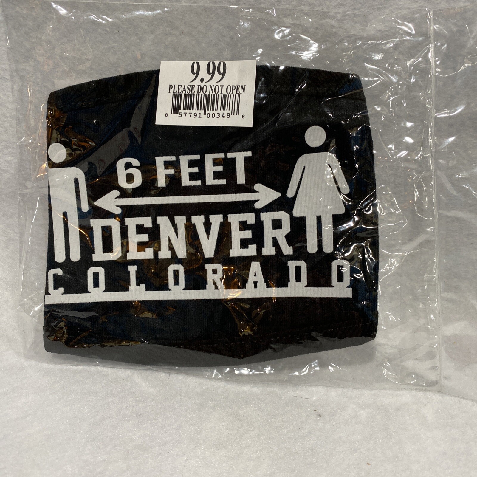 Reusable face mask 6 Feet Denver Colorado