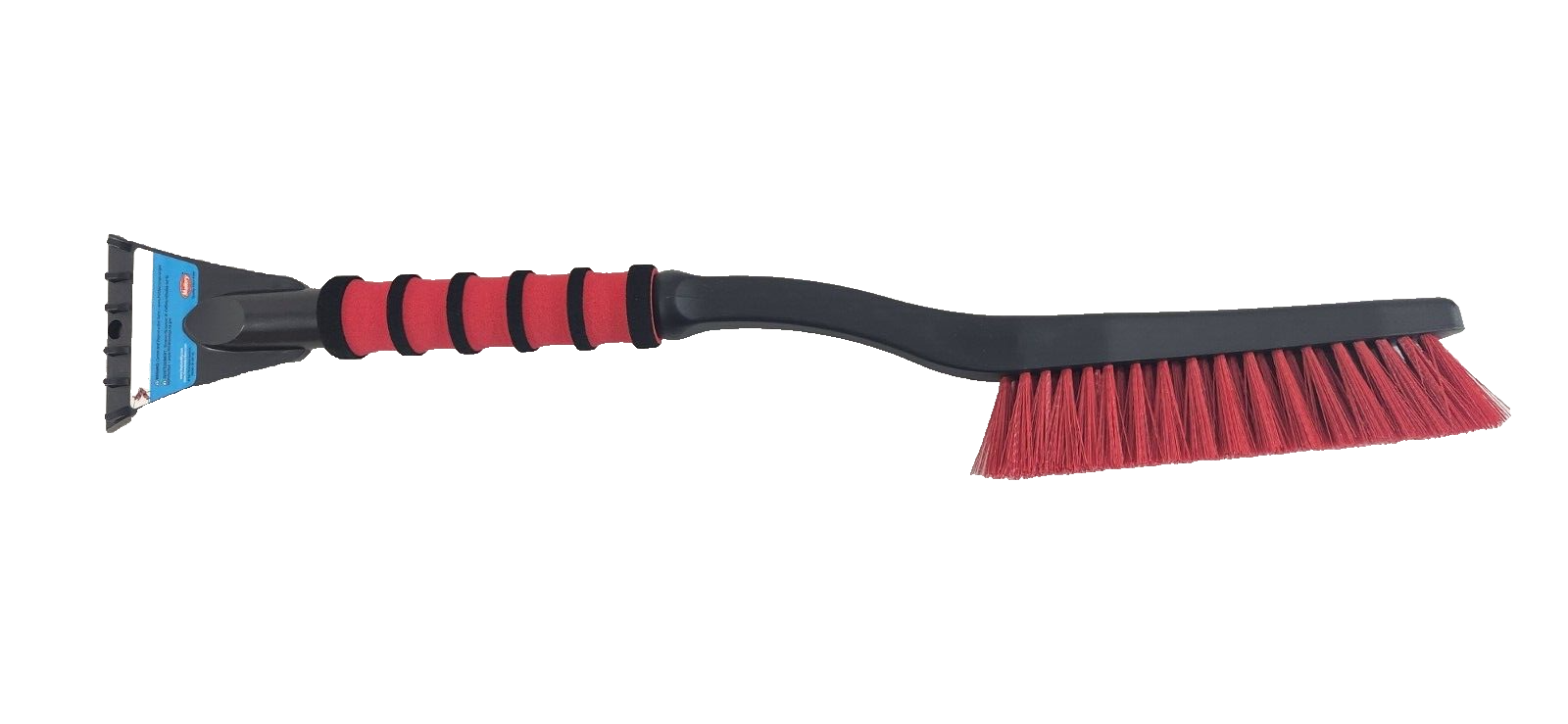 24” Winter Auto Drive Snow And Ice Scraper & Brush Red Blue