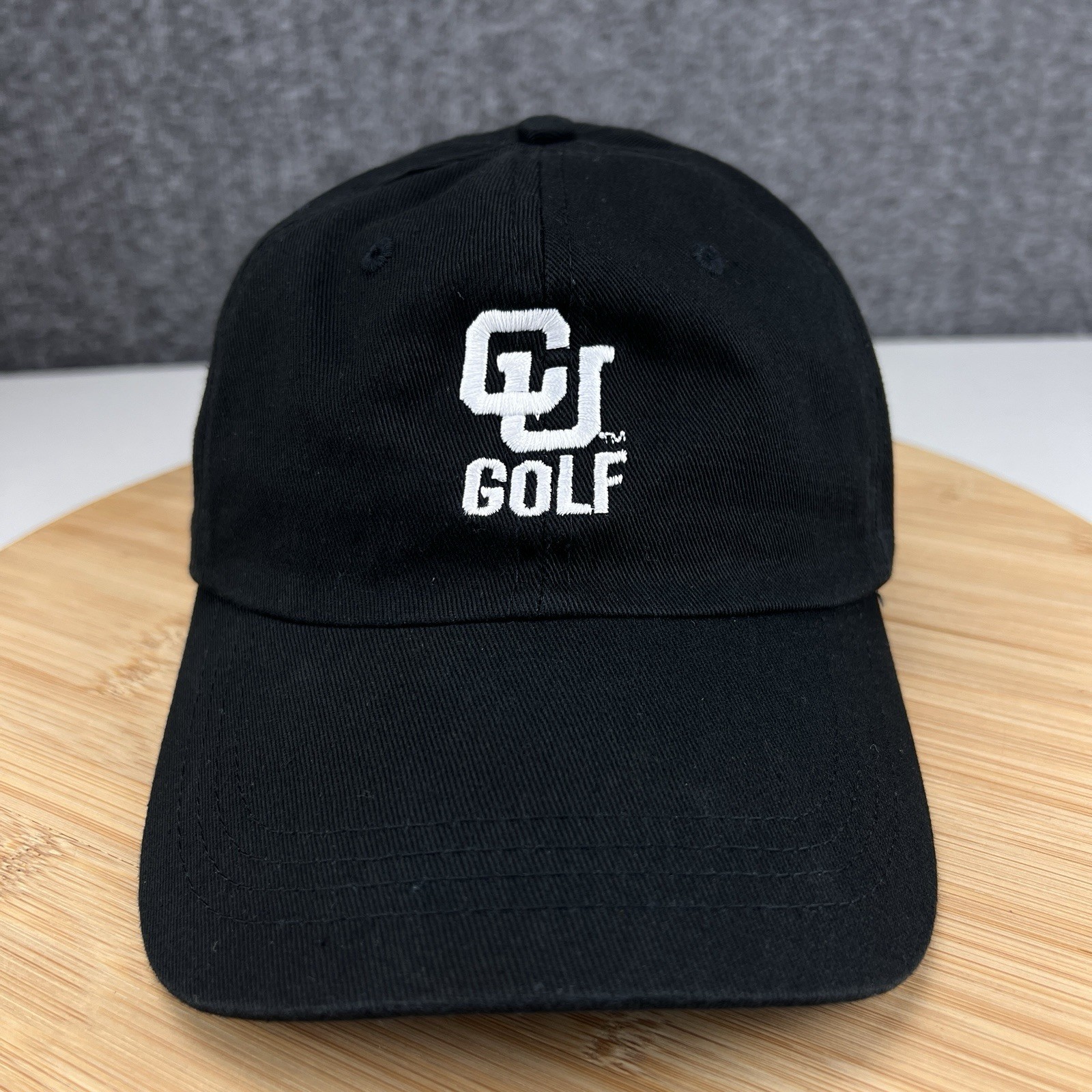 Colorado Buffaloes Golf Team Hat Cap Strapback OSFM Imperial Black CU Logo