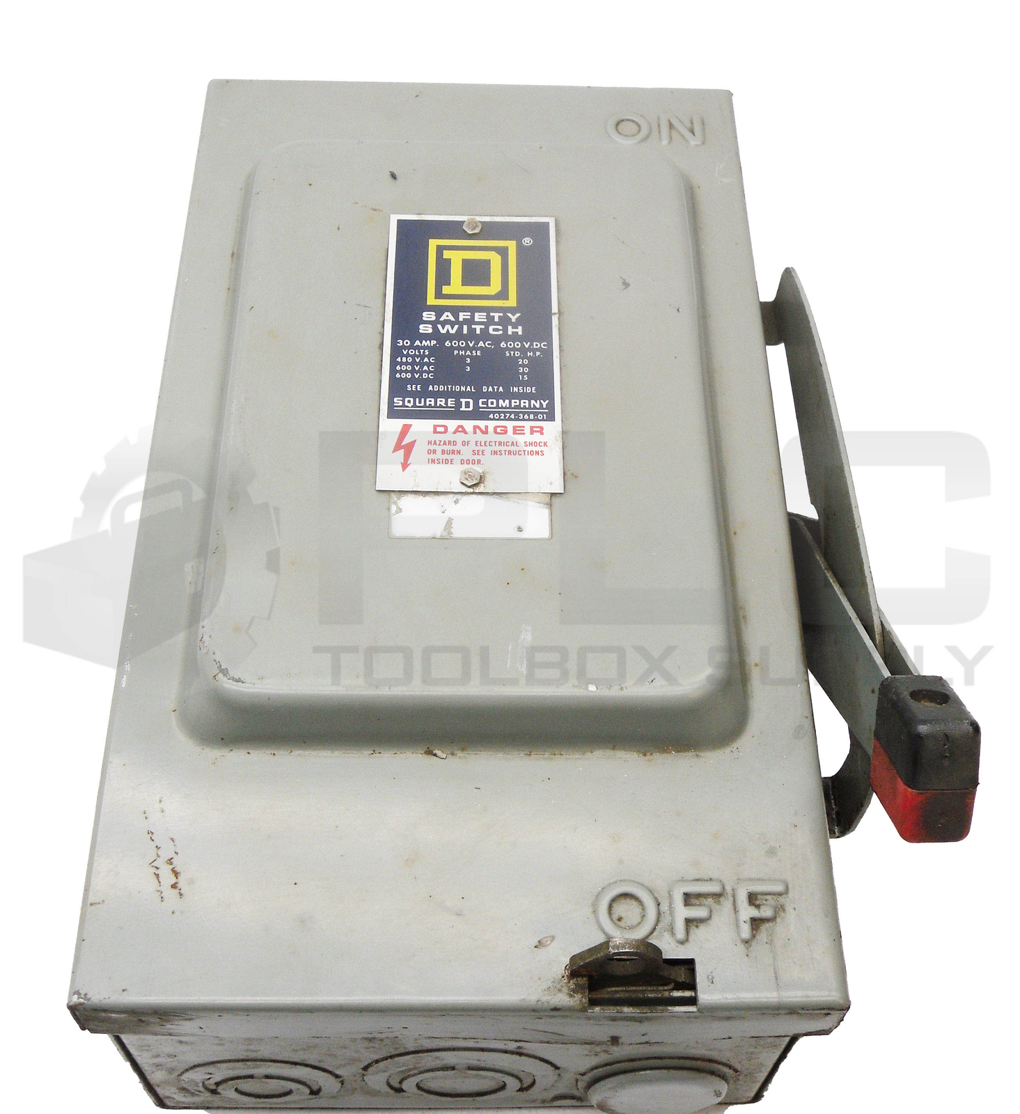SQUARE D HU-361 SAFETY SWITCH SERIES E1