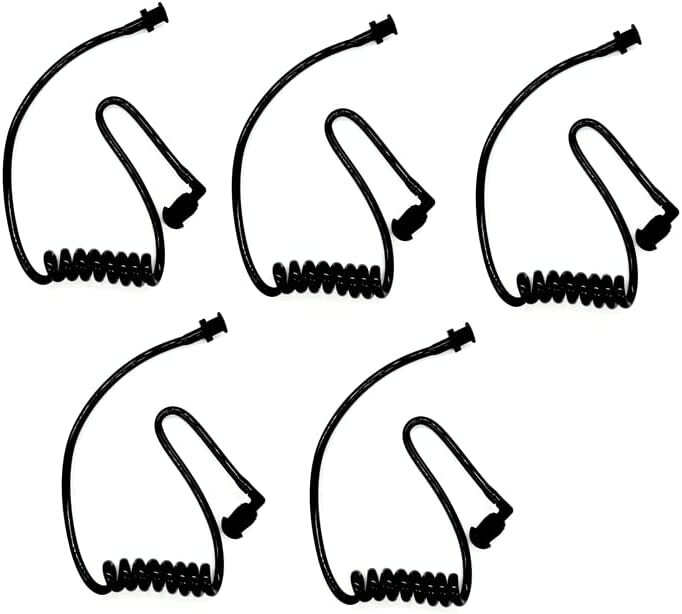 Acoustic Coil Tube Earbuds for Motorola Two Way Radio Walkie Talkie Earpiece