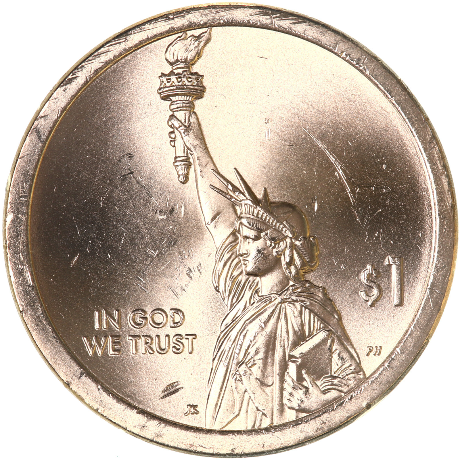 2018 P American Innovation Signed First Patent Dollar BU