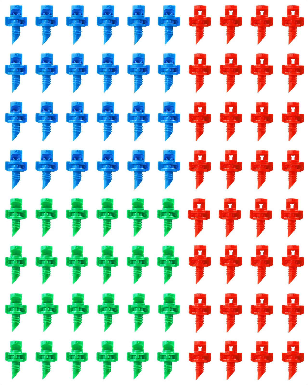 Hanobo 150 Pcs Micro Sprayer Refraction 90/180/360 Degree Automizing blue