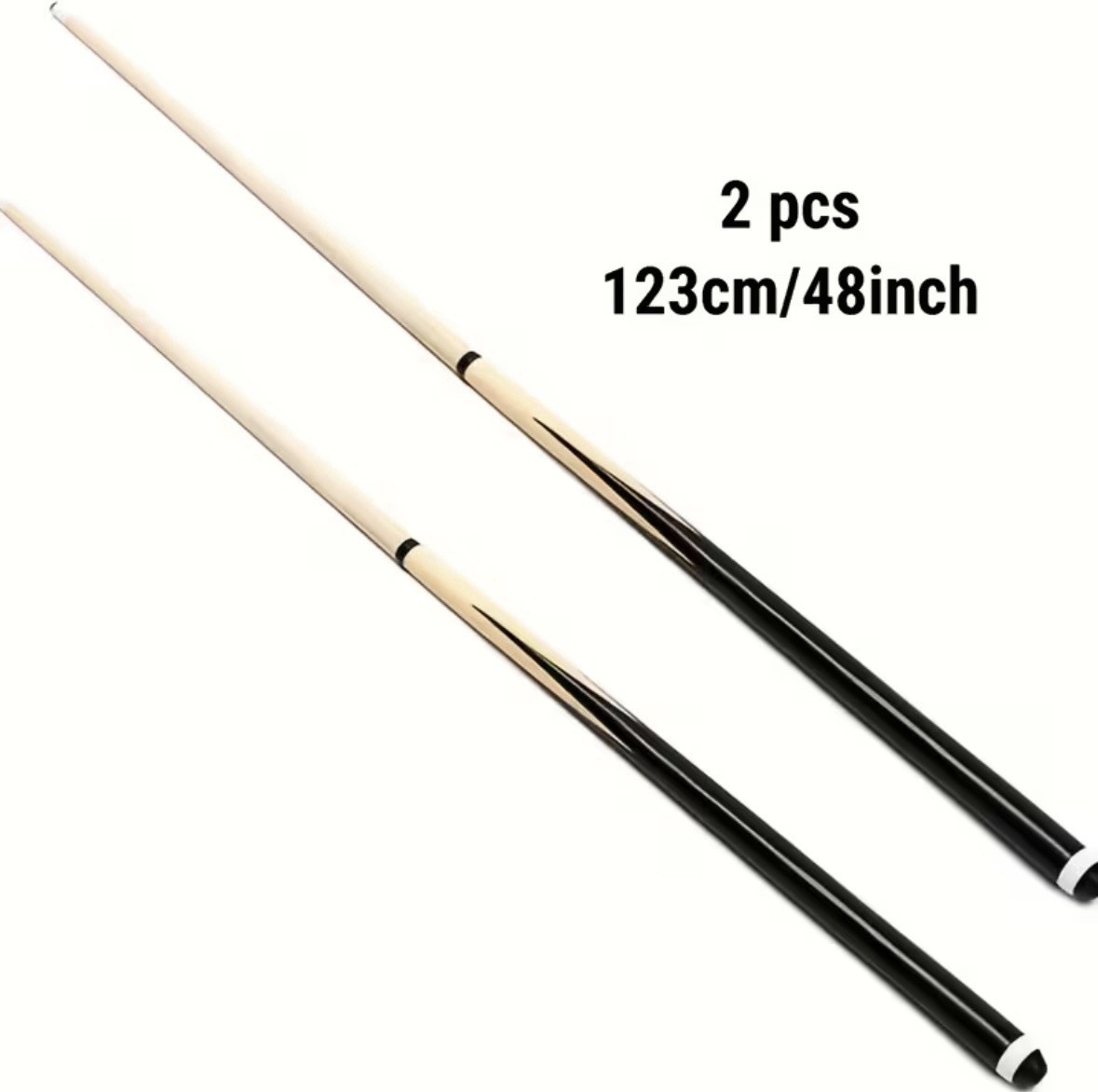 2PC Billiards Pool Cue Sticks