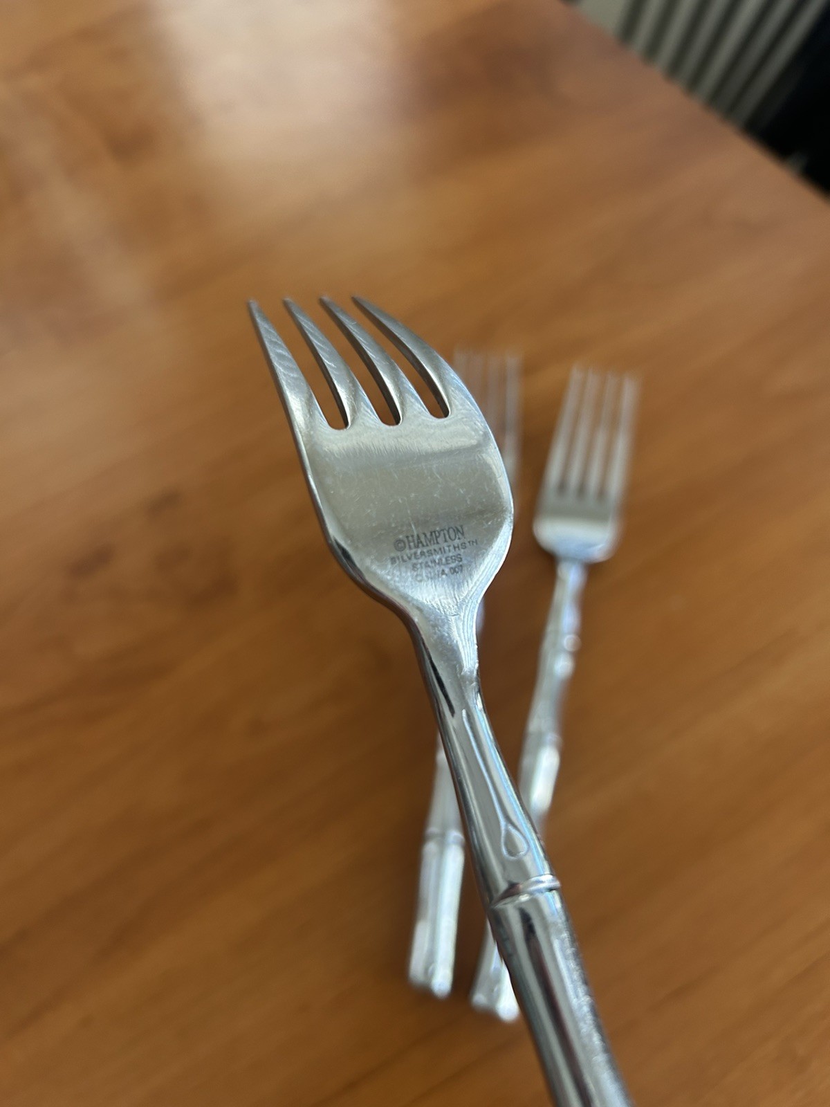 Hampton Silversmiths Bamboo Stainless Flatware Replacements Lot 11 Pieces