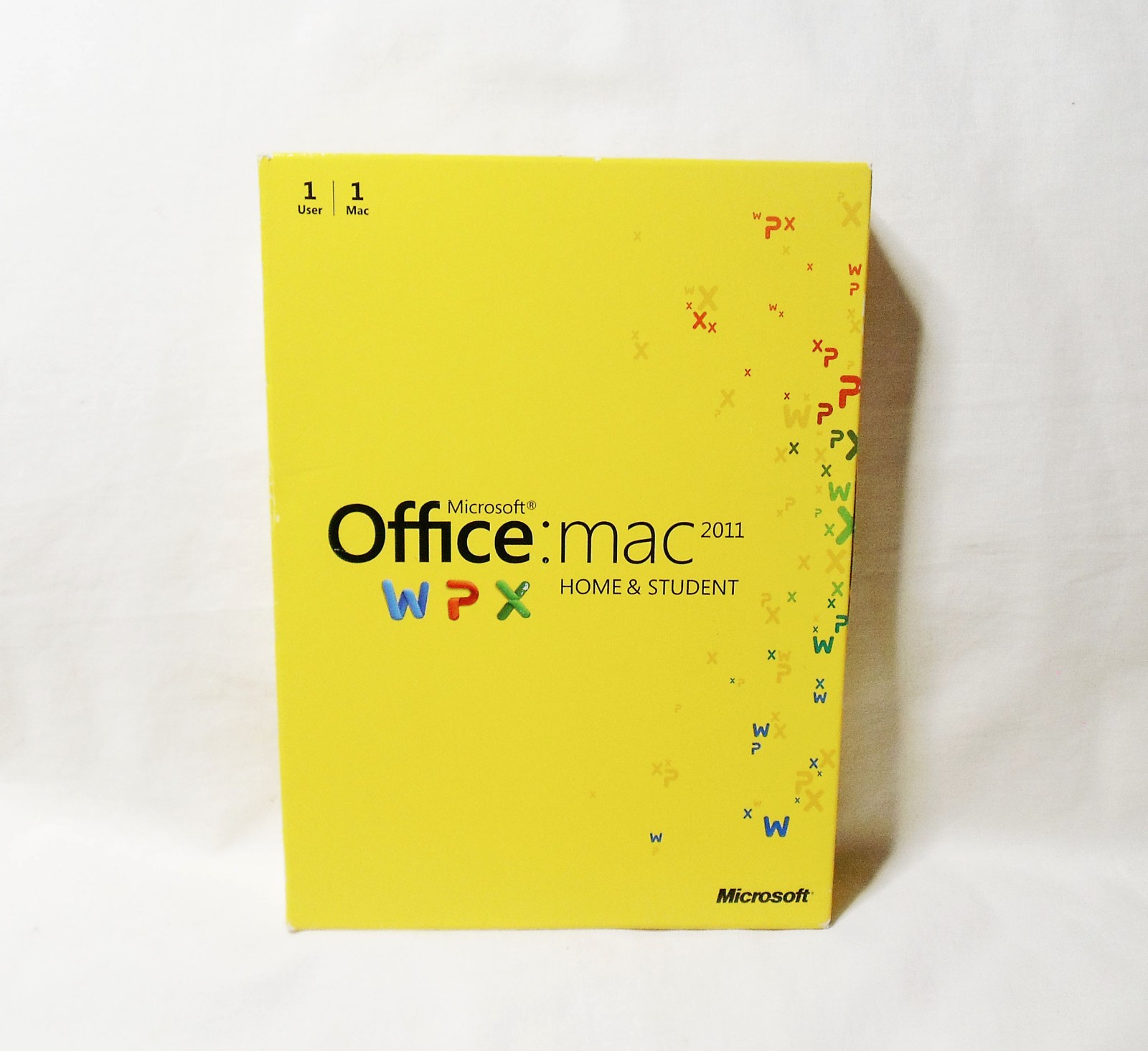 Microsoft Office: Mac Home & Student 2011 With 1 Product Key