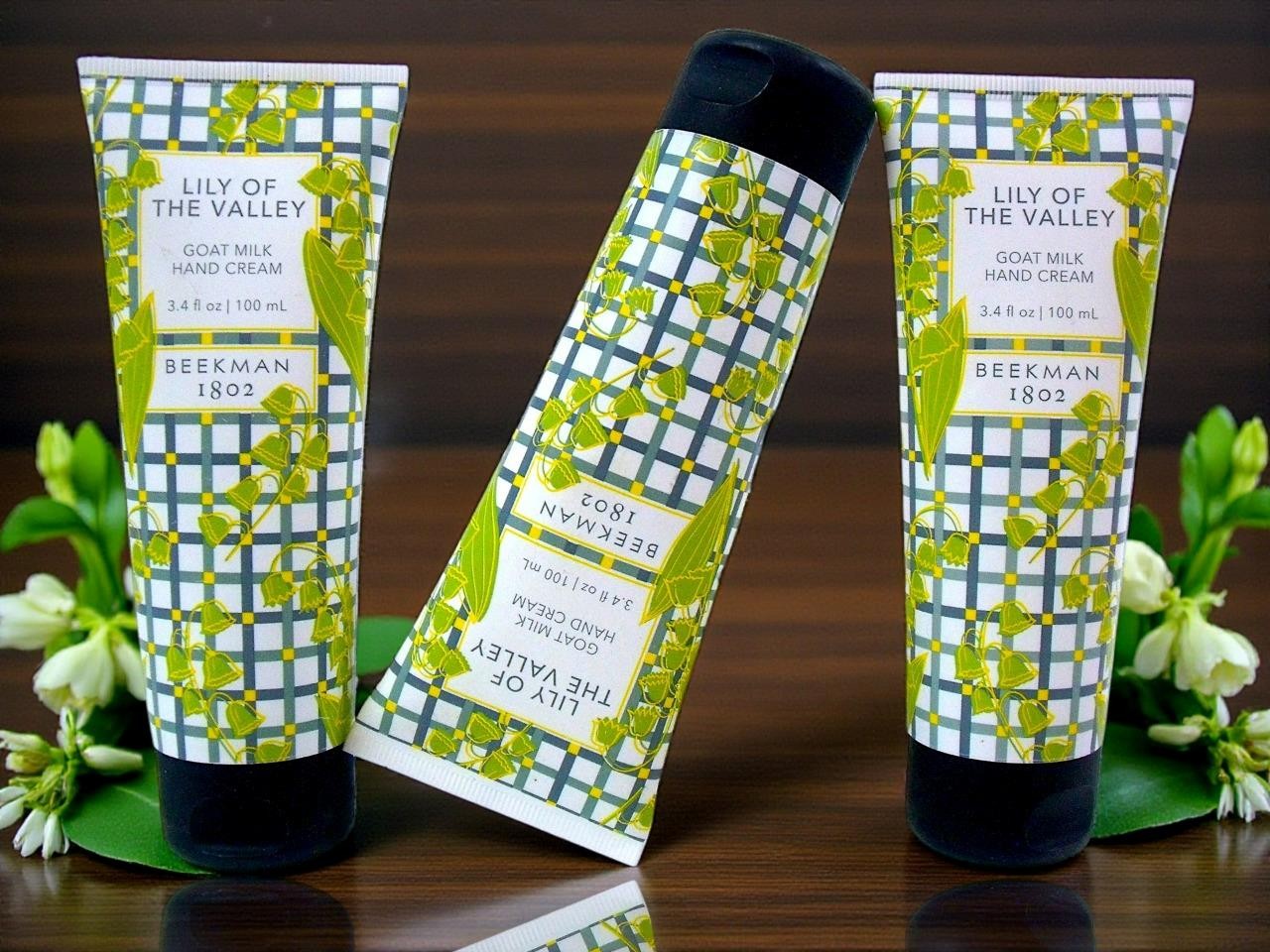 (3-Pack) Beekman 1802 Goat Milk "LILY OF THE VALLEY" Hand Cream Lotion 3.4oz New