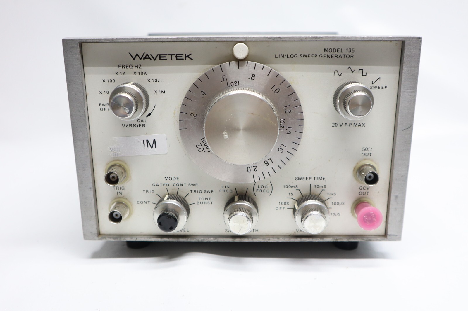 Wavetek Model 135 Function Sweep Generator LIN/LOG
