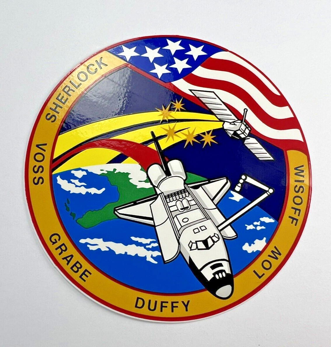 1993 NASA Space Shuttle Endeavor STS-57 Sherlock Voss Grabe Duffy Low Wisoff
