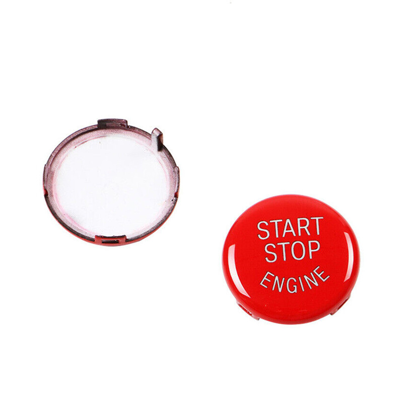 Car Engine Start Stop Switch Button Red Steering Wheel M Mode For BMW E92 E90 M3
