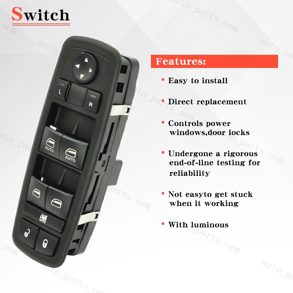 Master Power Window Switch Driver Side LH For Dodge Ram 1500 2500 3500 2009-2012
