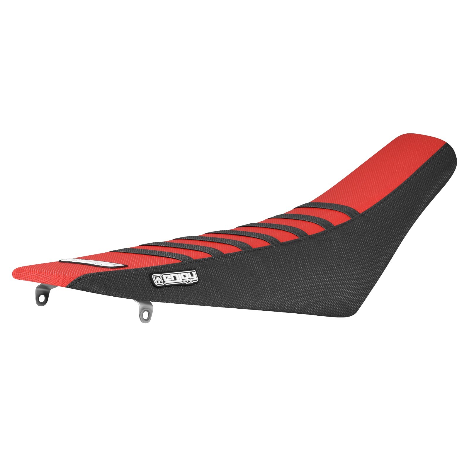 2002-2008 HONDA CR 125-250 SEAT COVER by Enjoy MFG   BLACK /RED/ BLACK ribs #55