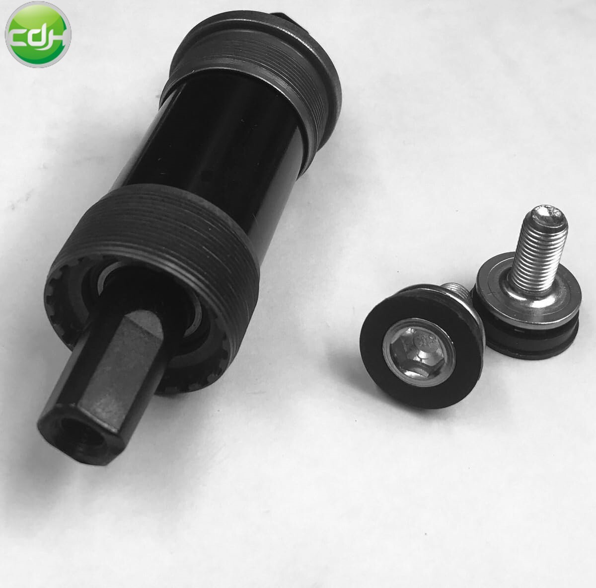 CDHPOWER English Square Taper BB Bottom Bracket Set (Black-68x116mm) - Bicycle