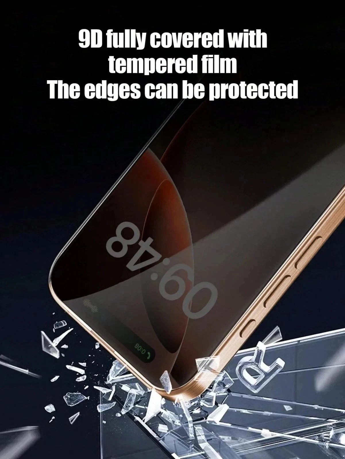 Privacy Screen Protector For iPhone 13 14 15 16e 17 Pro Max Air Edge Full Cover