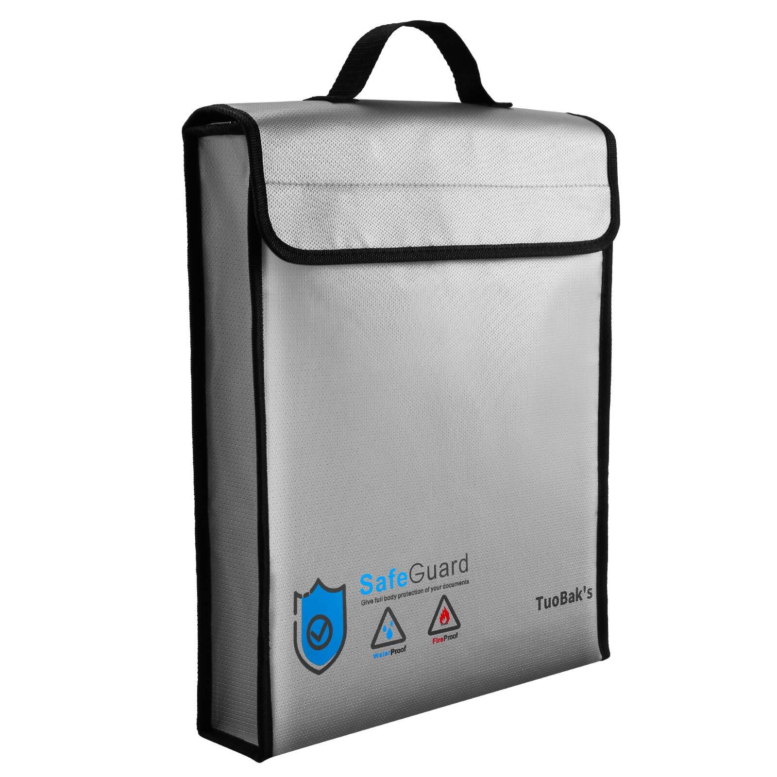 Fireproof Document Bag Fireproof Document Box With Zipper Upgraded Heat Insulate