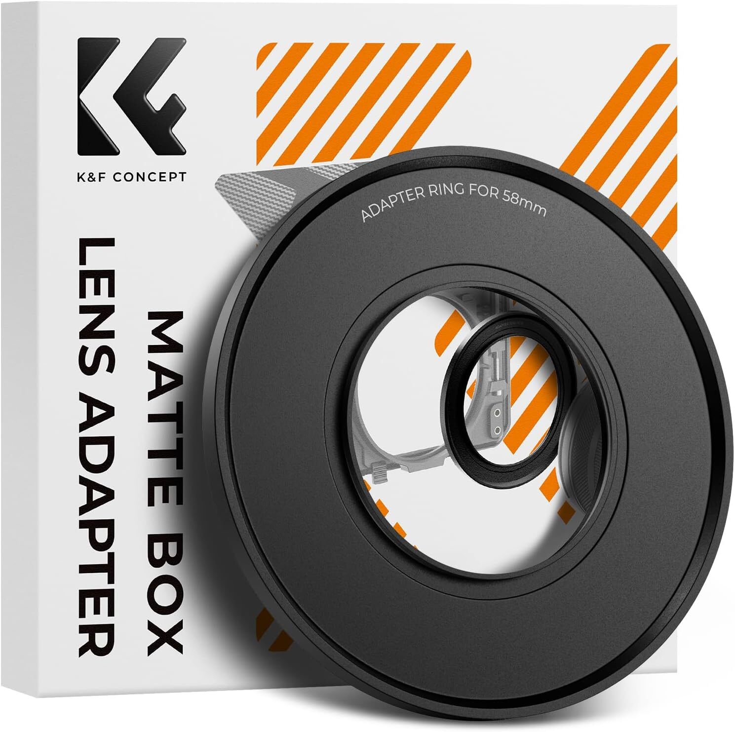 K&F Matte Box Lens Adapter Ring Only for K&F Camera Matte Box 49/52/55/58/62mm