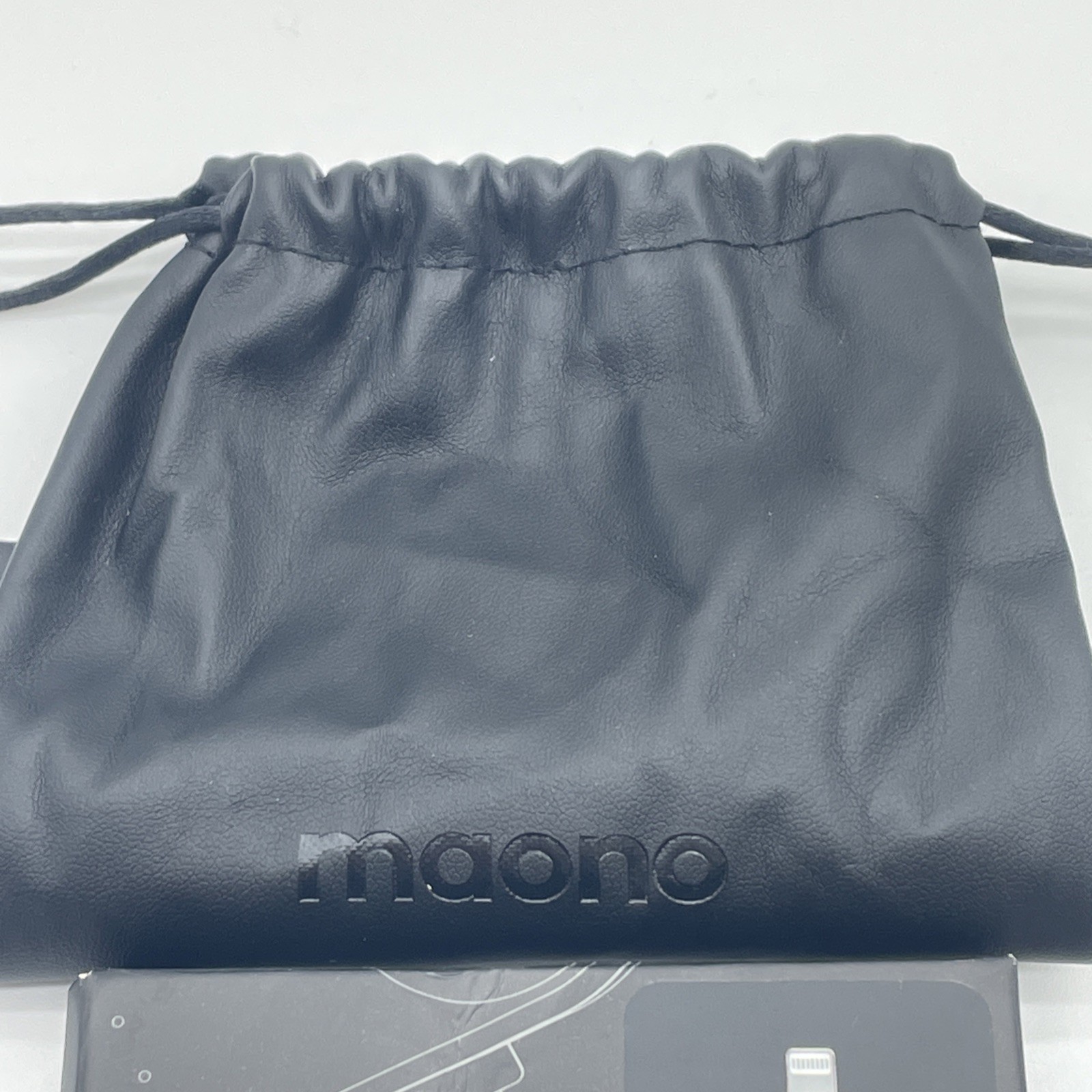Maono PD200W Wireless Lightning Microphone Receiver for Apple iPhone/iPad Black