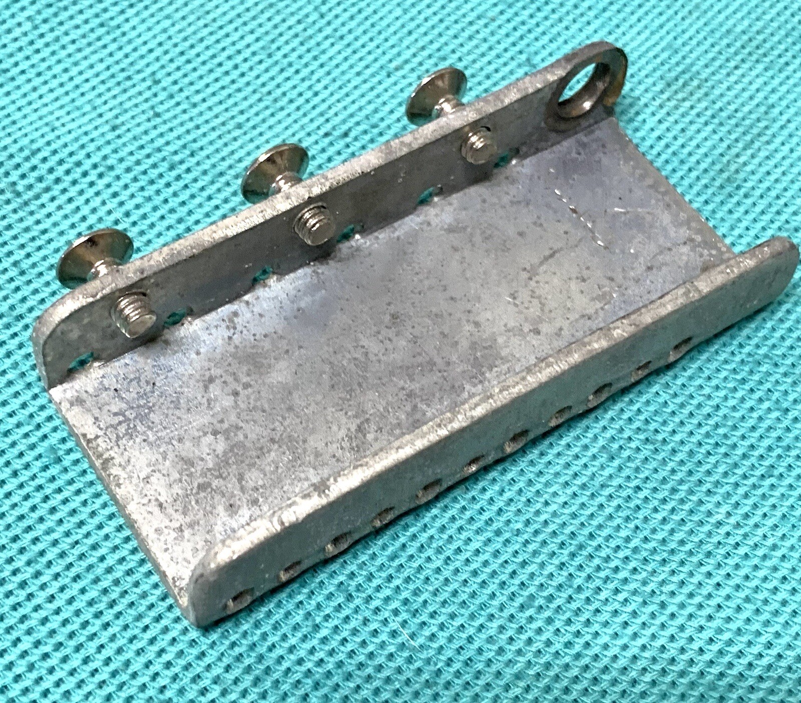 1981 Memphis A-2TR Electric Guitar Tremolo Bridge Original Bridge Block